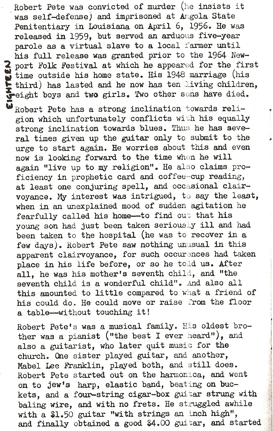 Robert Pete Willimas